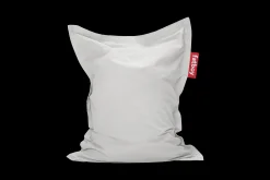 Junior Canvas Pouf pour enfant, gris, 100x130 cm