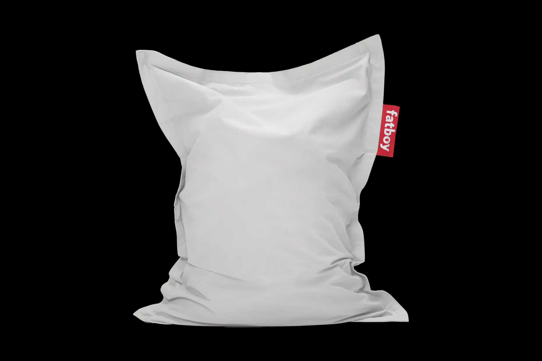 Junior Canvas Pouf pour enfant, gris, 100x130 cm