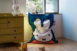 Junior Nylon x Miffy / Boris Pouf géant Miffy, bleu, 130x100 cm