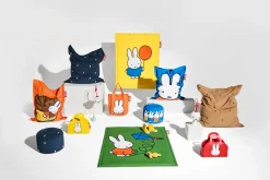 Junior Nylon x Miffy / Boris Pouf géant Miffy, bleu, 130x100 cm