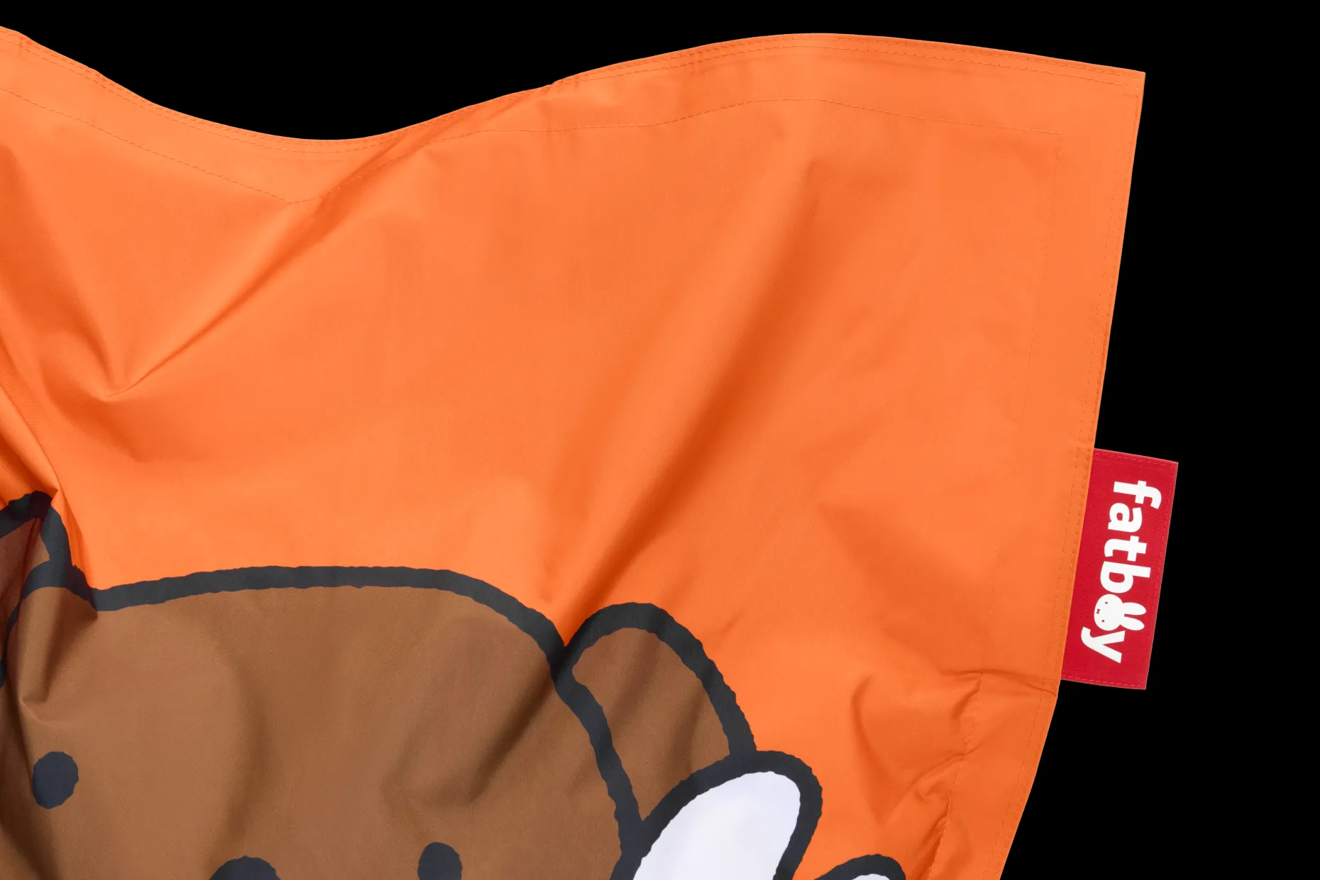 Junior Nylon x Miffy / Boris Pouf géant Miffy Boris, orange, 130x100 cm