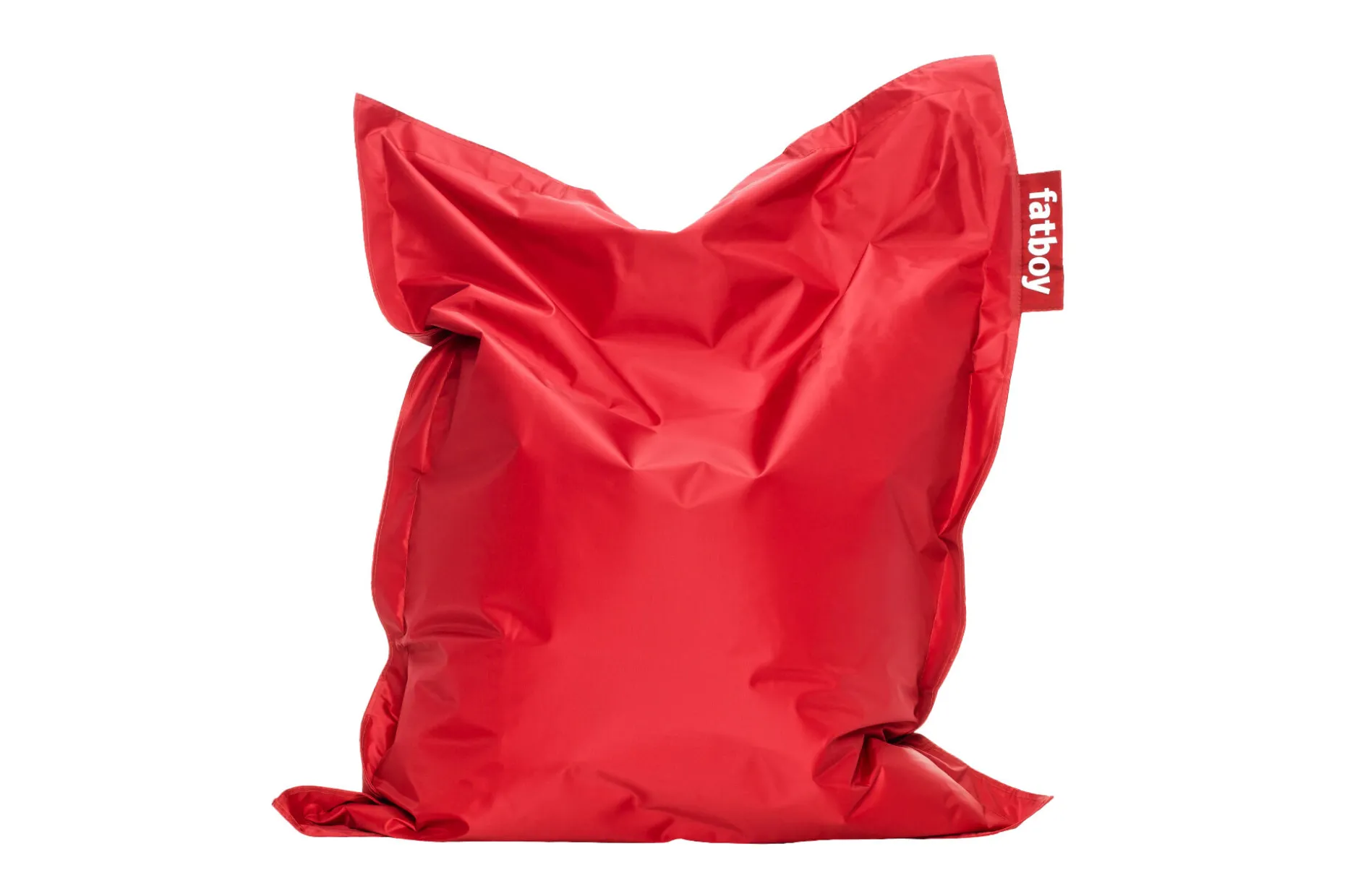 Junior Pouf pour enfant, rouge, 100x130 cm