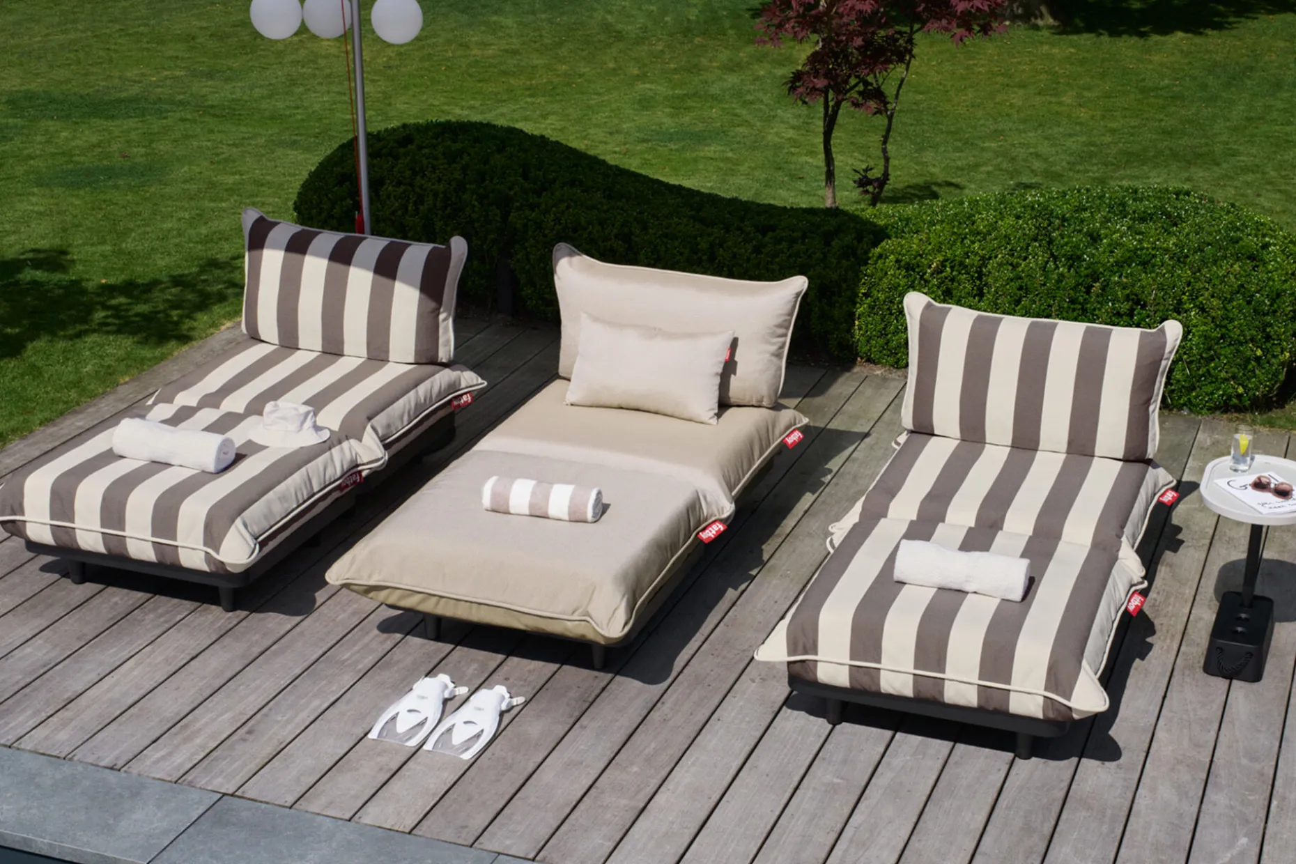 King Pillow Royal Coussins décoratifs, beige, 66x40 cm