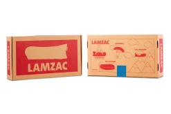 Lamzac 3.0 Pouf gonflable, bleu, 185x83x50 cm