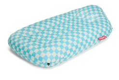 Lamzac L Pouf gonflable, blanc, 190x105x45 cm
