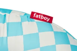 Lamzac O Pouf gonflable, blanc, 110x103x62 cm