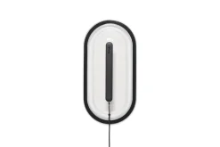 Led's Strip Applique murale, black, 36.5x18.9x7 cm