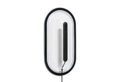 Led's Strip Applique murale, black, 36.5x18.9x7 cm