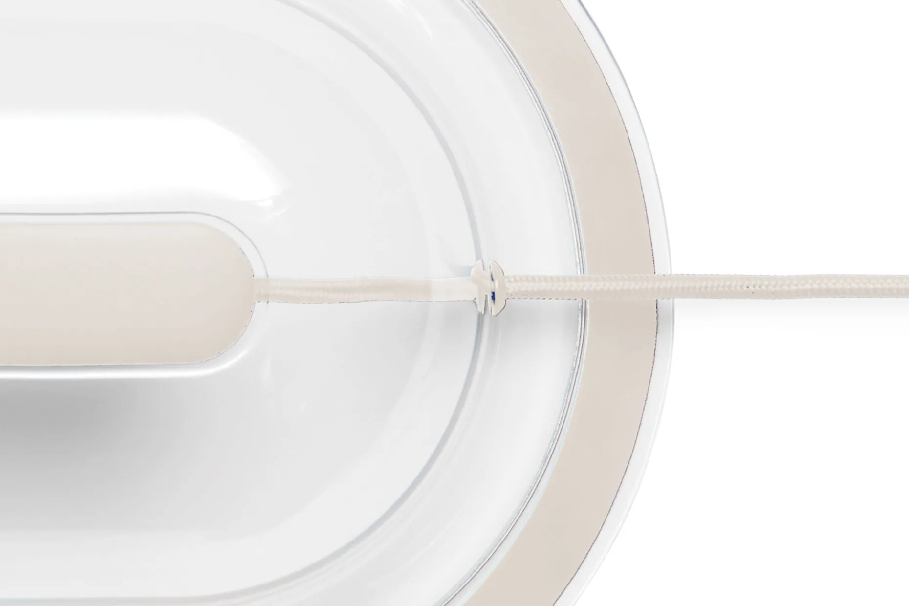 Led's Strip Applique murale, beige, 36.5x18.9x7 cm