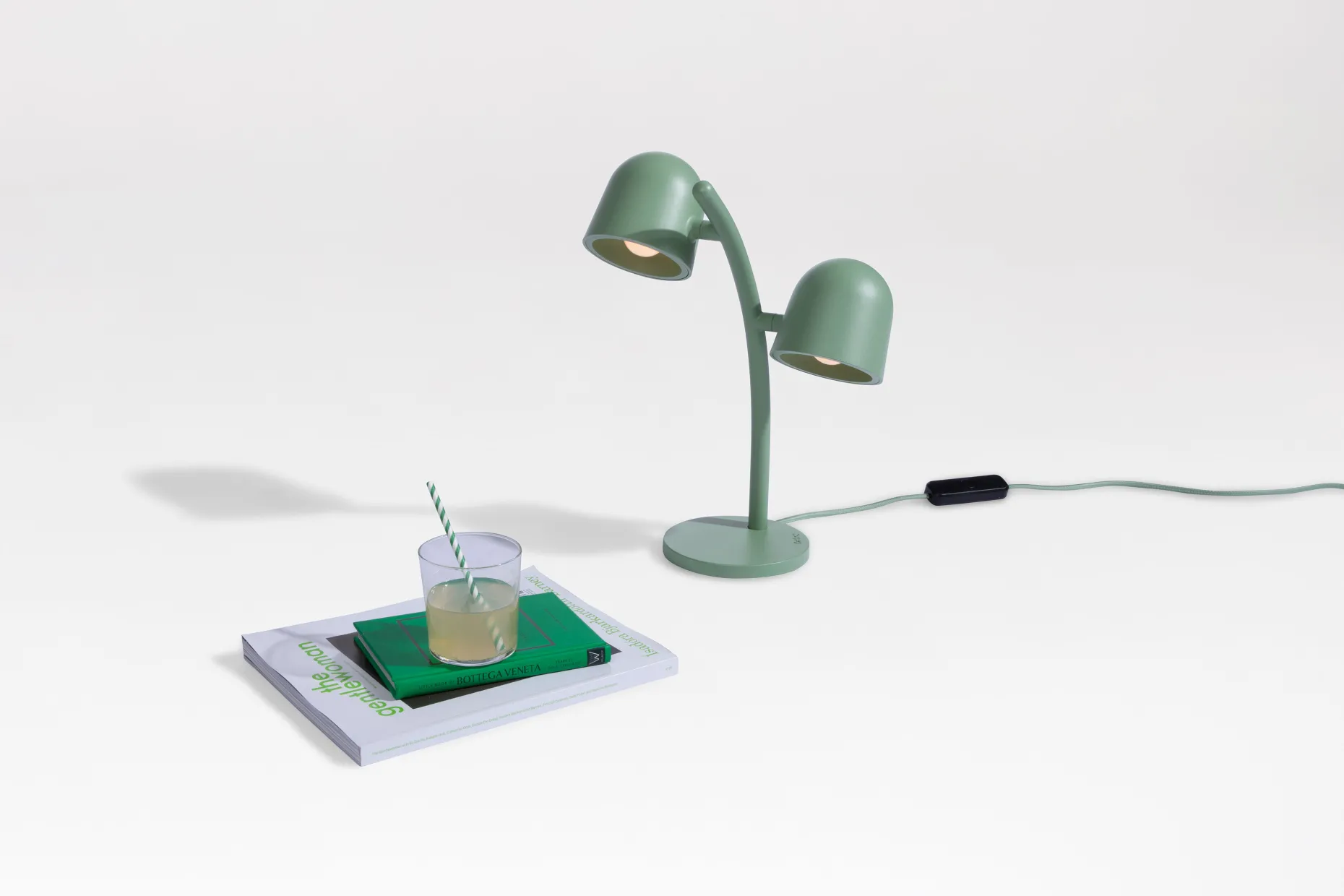 Little Lebow Lampe de table dimmable, vert, 17x29.2x42 cm