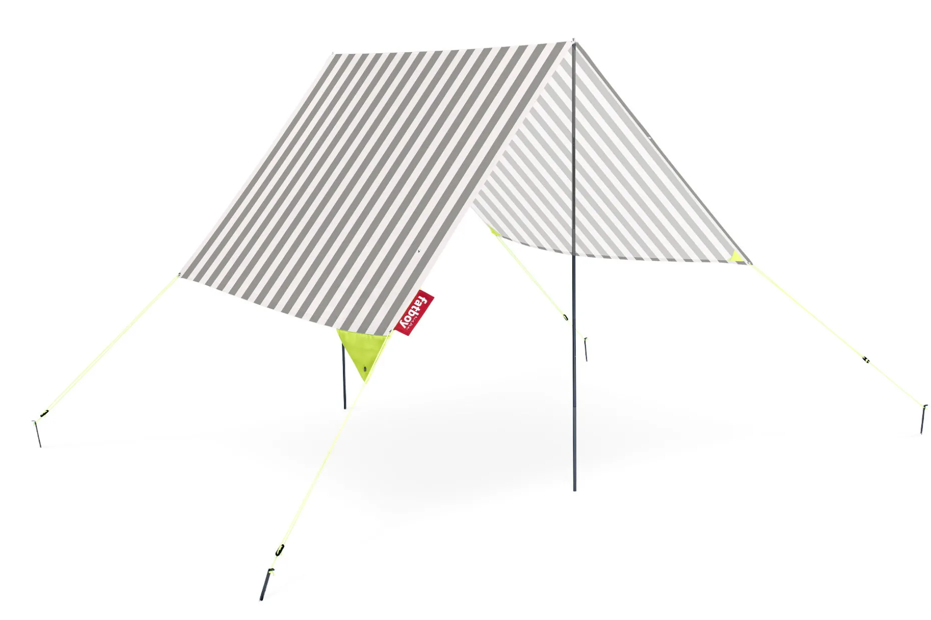 Miasun Tente de plage portable, gris, 330x190x140 cm