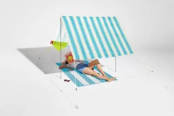 Miasun Tente de plage portable, multicolore, 330x190x140 cm