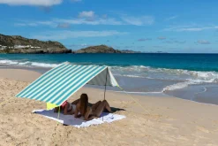 Miasun Tente de plage portable, multicolore, 330x190x140 cm