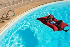Original Floatzac Pouf flottant, rouge, 134x180 cm