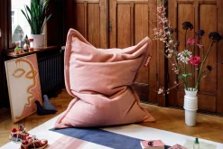 Original Slim Teddy Pouf teddy, rose, 155x120 cm
