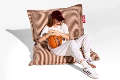 Original Slim Terry Pouf en éponge, marron, 120x155 cm