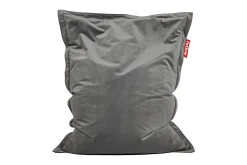 Original Slim Velvet Pouf en velours, marron, 120x155 cm
