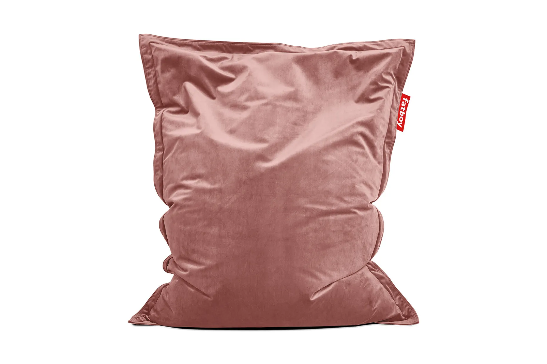 Original Slim Velvet Pouf en velours, rose, 120x155 cm