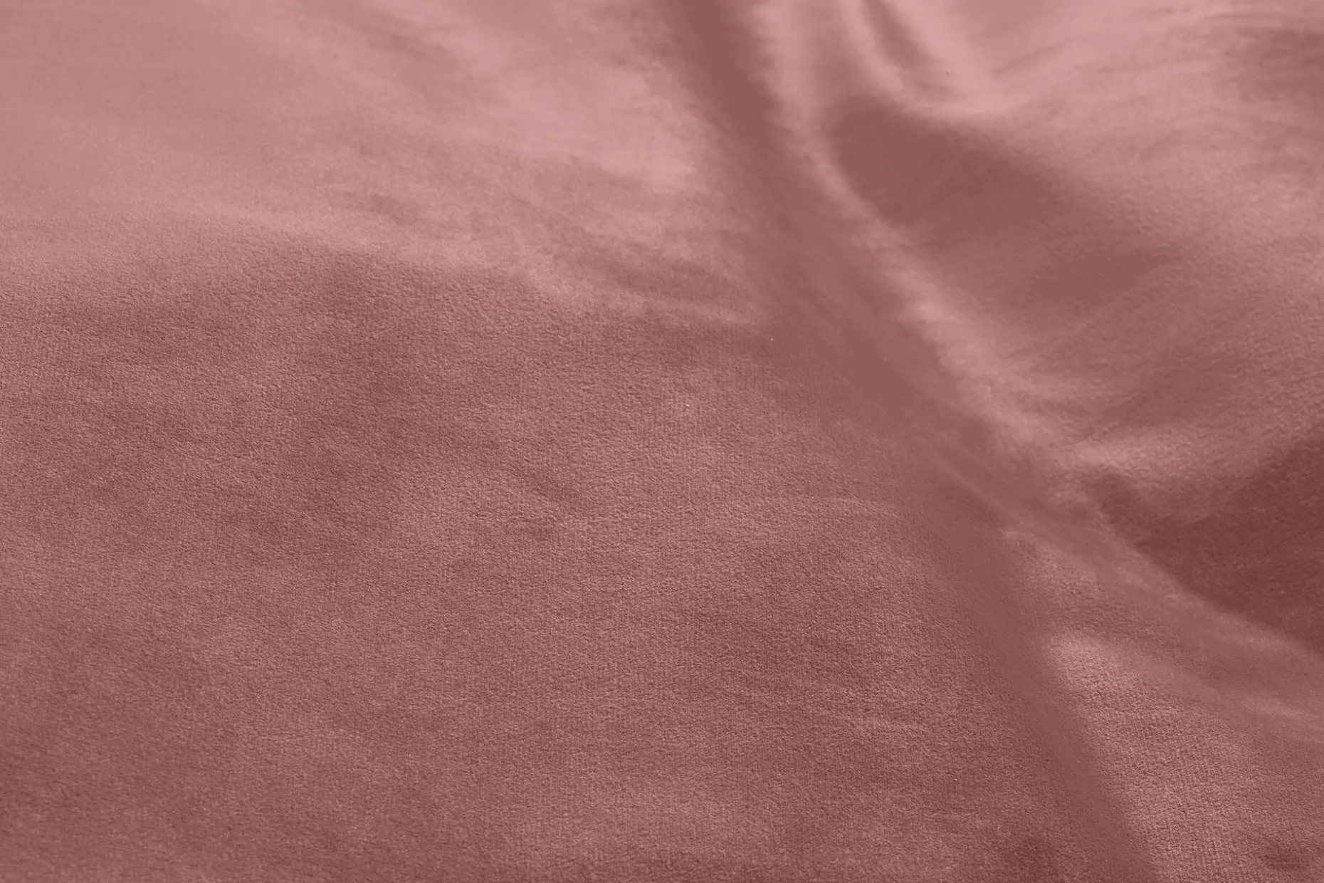 Original Slim Velvet Pouf en velours, rose, 120x155 cm