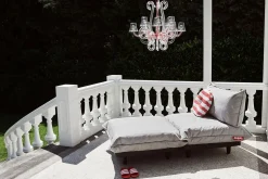 Paletti Daybed Fauteuil lounge d’extérieur modulaire, 190x100x90 cm