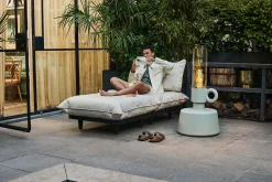 Paletti Hocker Hocker modulaire d’extérieur, beige, 100x100x45 cm