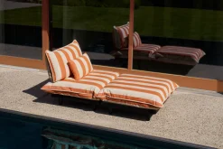 Paletti Hocker Hocker modulaire d’extérieur, beige, 100x100x45 cm