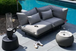 Paletti Seat Royal Canapé modulable, gris, 100x100x90 cm