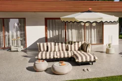 Paletti Set Large + Table Ensemble lounge d’extérieur modulaire, 280x190x90 cm