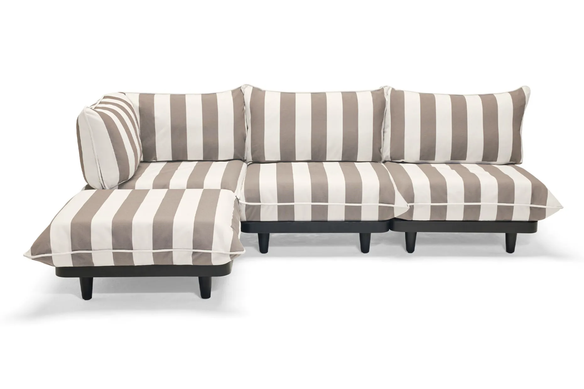 Paletti Set Large Ensemble lounge d’extérieur modulaire, 280x190x90 cm