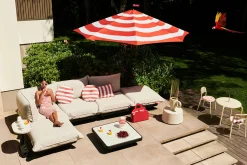 Paletti Set Large Ensemble lounge d’extérieur modulaire, 280x190x90 cm