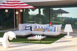 Paletti Set Large Ensemble lounge d’extérieur modulaire, 280x190x90 cm