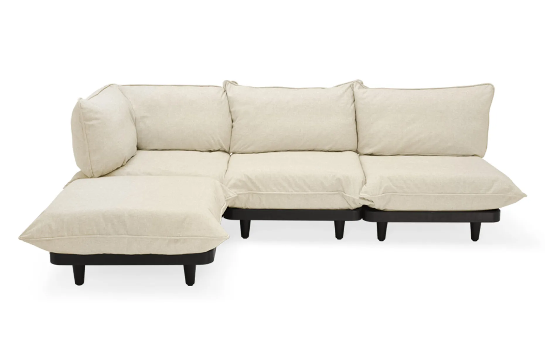 Paletti Set Large Ensemble lounge d’extérieur modulaire, 280x190x90 cm