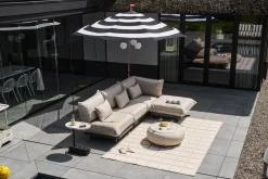 Paletti Set Large Royal Ensemble lounge d’extérieur modulaire, 280x190x90 cm