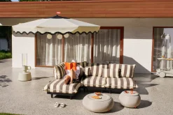 Paletti Set Medium Ensemble lounge d’extérieur modulaire, 190x190x90 cm