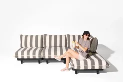 Paletti Set Medium Ensemble lounge d’extérieur modulaire, 190x190x90 cm