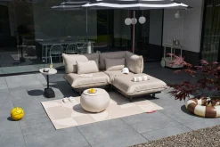 Paletti Set Medium Royal + Table Ensemble lounge d’extérieur modulaire, 190x190x90 cm