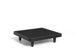 Paletti table Table de jardin pour Paletti, black, 90x90x22.5 cm