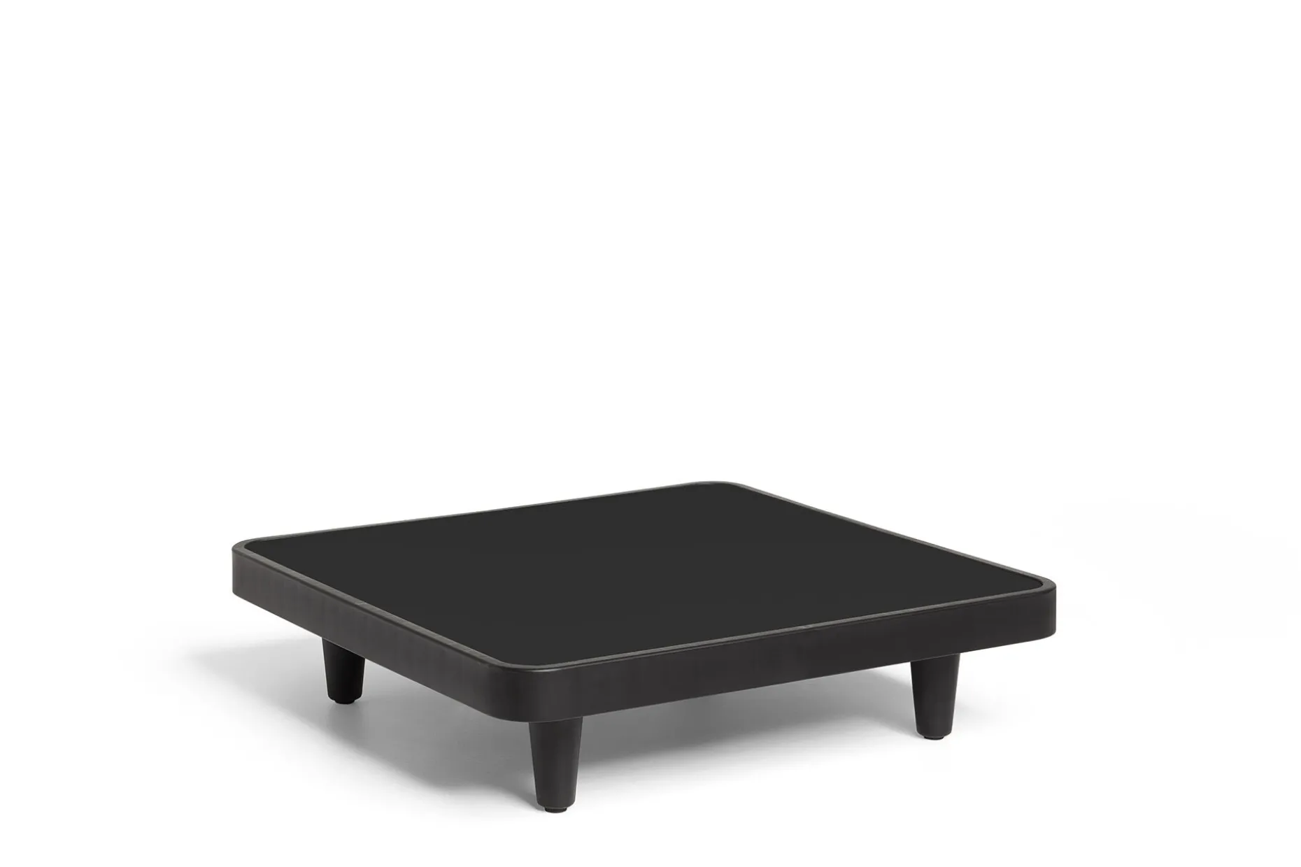Paletti table Table de jardin pour Paletti, black, 90x90x22.5 cm
