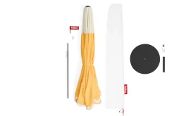 Pensol + Base Black Parasol avec pied, 350x350x280 cm