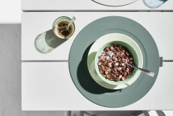 Place-we-met Set de table, vert, 36x36x0.4 cm