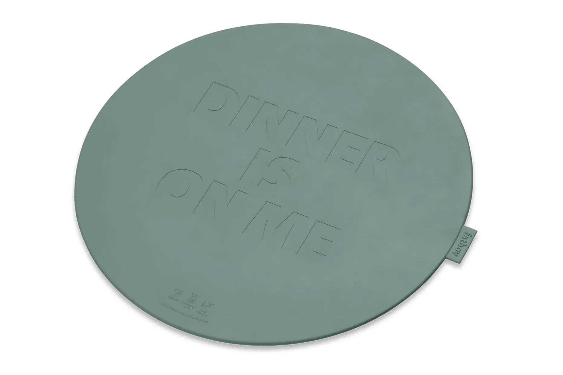 Place-we-met Set de table, vert, 36x36x0.4 cm