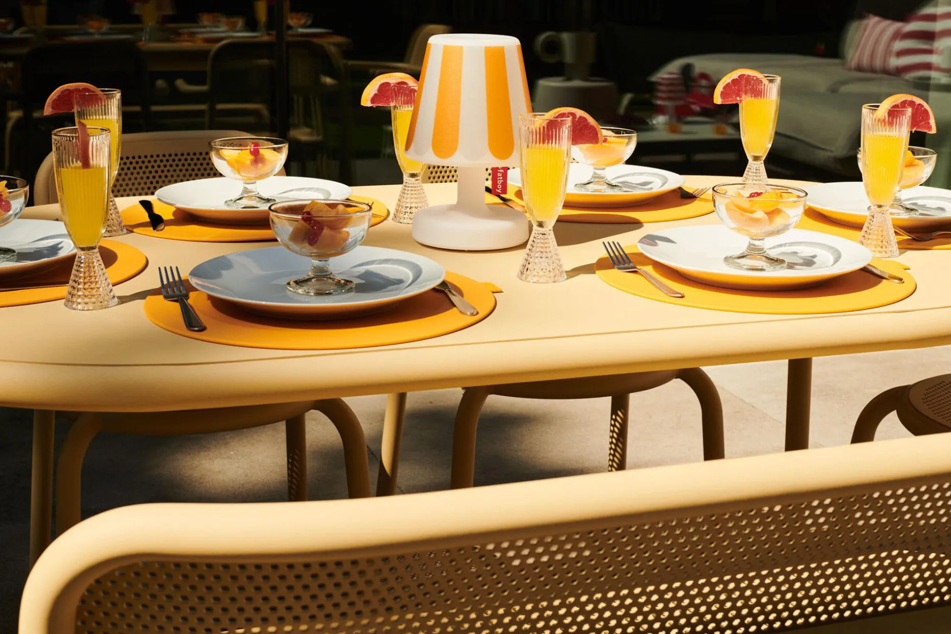 Place-we-met Set de table, vert, 36x36x0.4 cm