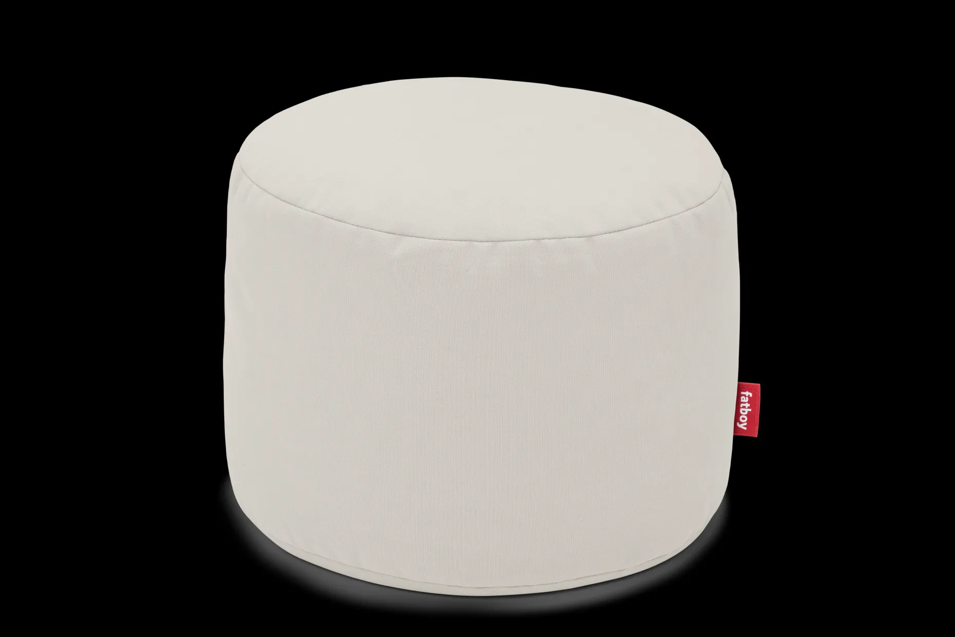 Point Canvas Pouf d’intérieur, gris, 50x50x35 cm