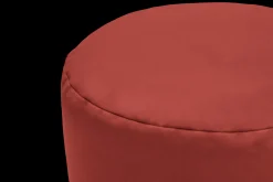 Point Canvas Pouf d’intérieur, rouge, 50x50x35 cm