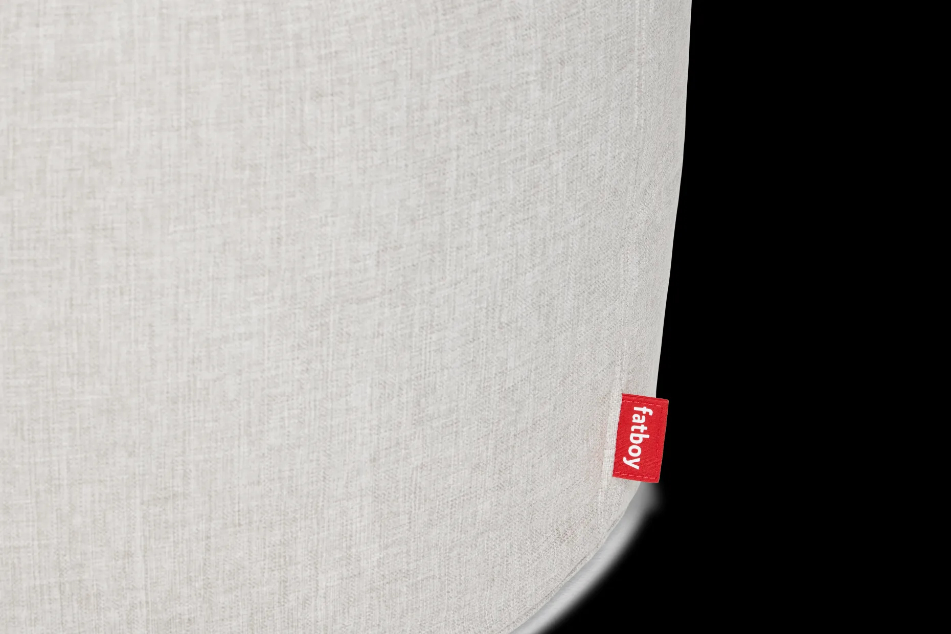 Point Large Outdoor Pouf de grande taille - peut être utilisé à l’extérieur, gris, 70x70x40 cm