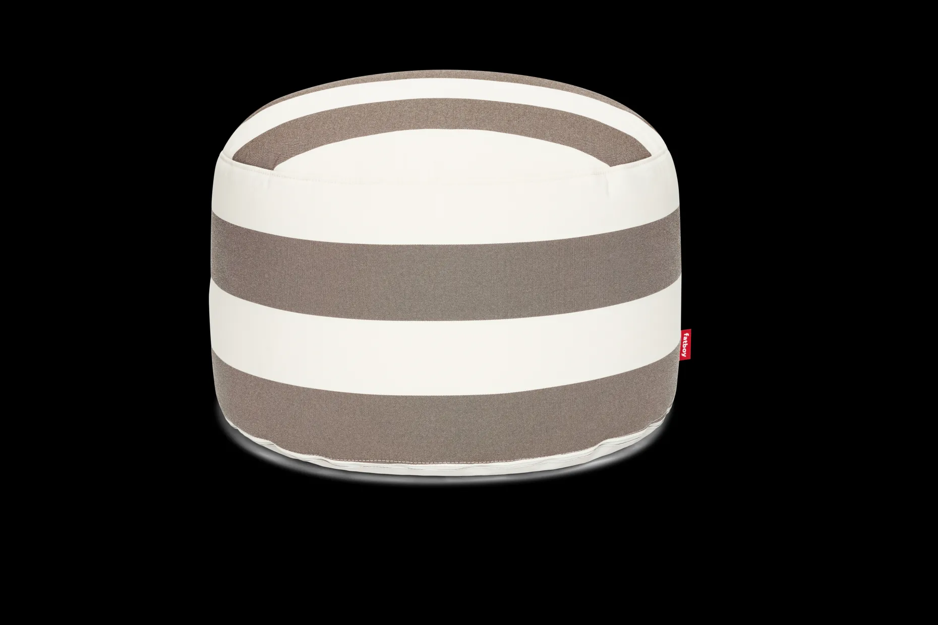 Point Large Outdoor Pouf de grande taille - peut être utilisé à l’extérieur, marron, 70x70x40 cm