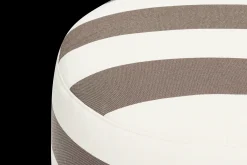 Point Large Outdoor Pouf de grande taille - peut être utilisé à l’extérieur, marron, 70x70x40 cm