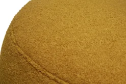 Point Large Sherpa Grand pouf d’intérieur, or, 70x70x40 cm