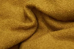 Point Large Sherpa Grand pouf d’intérieur, or, 70x70x40 cm