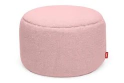 Point Large Sherpa Grand pouf d’intérieur, rose, 70x70x40 cm